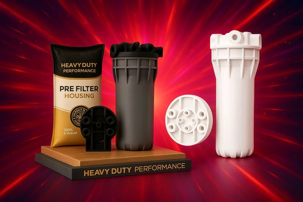 URBAN Select PRE FILTER HOUSING 100% PURE VIRGIN & FOOD GRADE - White, 10 Inch
