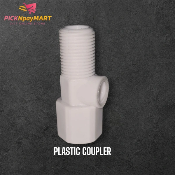 COUPLER PLASTIC | INLET VALVE  - White