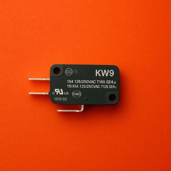 3-Pin Float Switch KW9 | Liquid Level Sensor for Automatic Water Control | 125/250VAC - Black