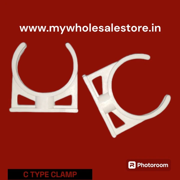 C CLAMP - White