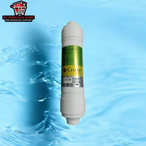 CRUZE 600 IV CRUZE GOLD CARBON FILTER  POST / PRE| INLINE FILTER FOR ALL RO WATER PURIFIER - 10 INCH