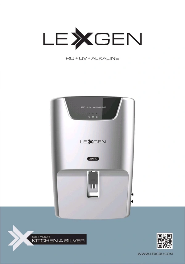 LEXPURE LXGEN RO UV TDS WATER PURIFIER  - Gunsmoke