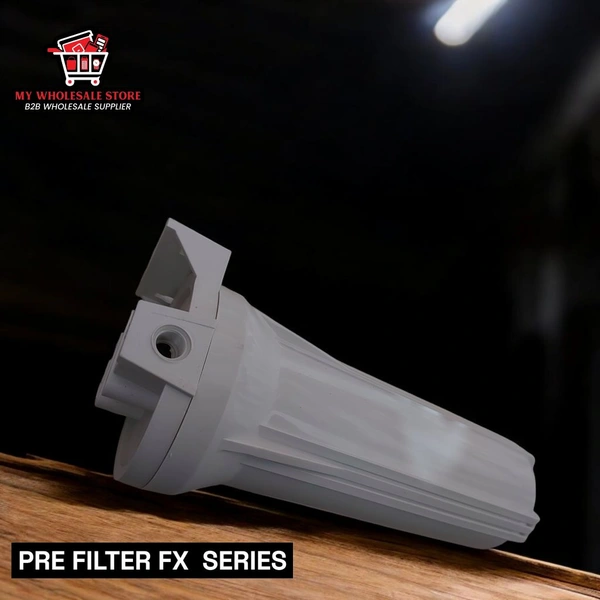 FX SERIES PRE FILTER HOUSING FX | 10 INCH PRE FILTER FOR WATER PURIFIER | ALL WATER PURIFIER| EXTERNAL PRE FILTER - White, 10 INCH