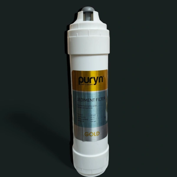 PURYN 10 INCH INLINE SEDIMENT FILTER | SEDIMENT FILTER FOR ALL TYPE OF WATER PURIFIER | DUST FILTER 