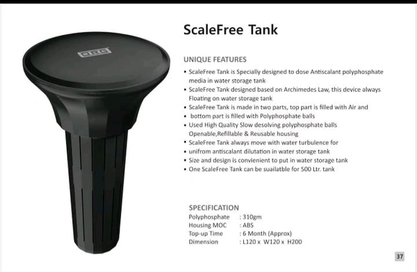 ORG SCALE FREE TANK - Black