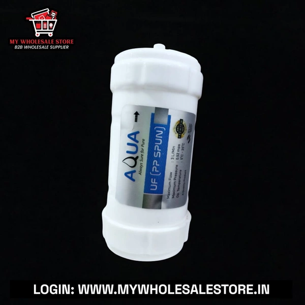 AQUA UF CARTRIDGE | PP SPUN | 4 INCH - White, 4 INCH