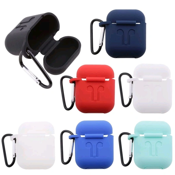 AirPods 2 Silicon Pouch - Cover Drop- Proof Anti- Scratch 