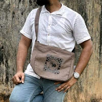 Premium Vintage Side Bag | Ultra Sporty Messenger Sling Bag For Multipurpose Use |Jute Material  - B1