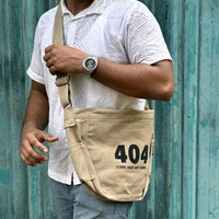 Premium Vintage Side Bag | Ultra Sporty Messenger Sling Bag For Multipurpose Use |Jute Material  - B1