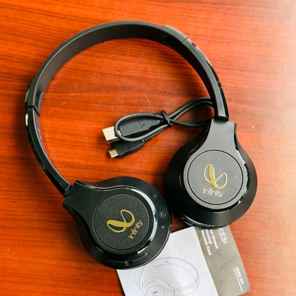 Original Infinity (JBL Glide 510, 72 Hrs Playtime with Quick Charge, Wireless On Ear Headphone with Mic, Deep Bass, Dual Equalizer, Bluetooth 5.0 with Voice Assistant Support (Black) | Open Box Unit