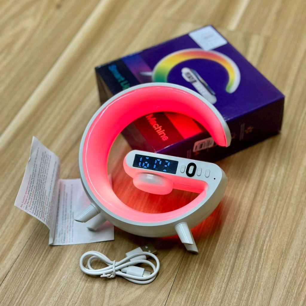 4 in 1 Wireless Speaker, Night Light, Wireless Charger And Clock, 2024