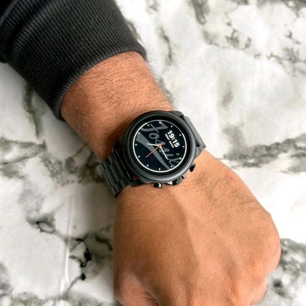 Generation 6 2023 Metallic Alloy Body With Amalgam Of Most Unique Colours Till Date, Heart Sensor With 24/7 Monitoring, Bluetooth Calling Support  - Black