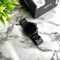 Generation 6 2023 Metallic Alloy Body With Amalgam Of Most Unique Colours Till Date, Heart Sensor With 24/7 Monitoring, Bluetooth Calling Support  - Black