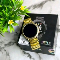 Generation 6 2023 Metallic Alloy Body With Amalgam Of Most Unique Colours Till Date, Heart Sensor With 24/7 Monitoring, Bluetooth Calling Support  - Gold