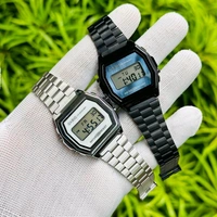 Casi0 A1000 Digital Unisex Premium Watch With High Quality Strap Best finishing Body & Case - Silver