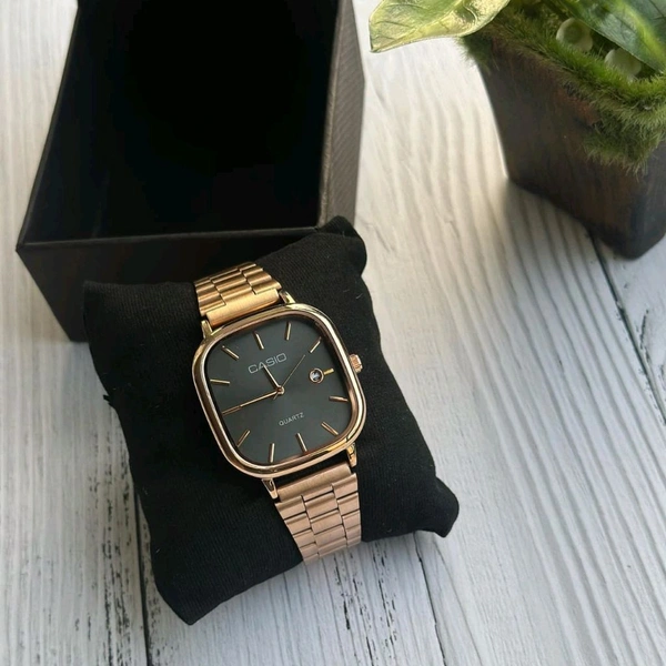 Casi0 Classic A138 Vintage Premium Collection With Free Premium Hard Box Packing  - Rose Gold