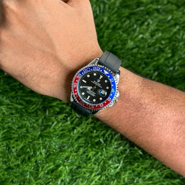  GMT Mater II Budget Premium Quartz Movement Collection With High Quality Strap Best finishing Body & Case - SRG1
