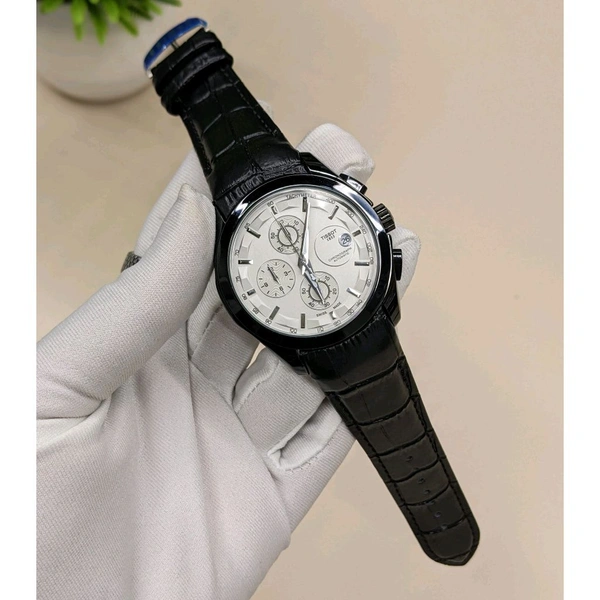 Most Selling 1853 Collection With High Quality Strap Best Finishing Body & Case - Black/White