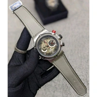  Most Demanded Analog Quartz Movement Watch With High Quality Strap Best finishing Body & Case - Gray