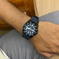 Seik0 Diver Watch Series Premium Collection With High Quality Strap Best Finishing Body & Case  - Black