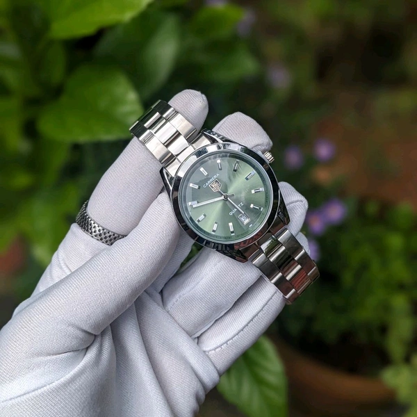 Carrara Analog Quartz Movement Premium Collection With High Quality Strap Best finishing Body & Case - Green