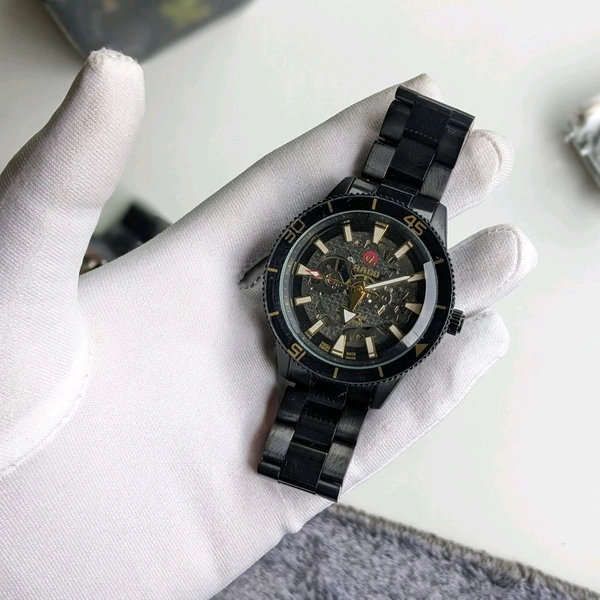 Men's Captain Cook Automatic Chronograph Watch With High Quality Strap Best Finishing Body & Case - SRRP4