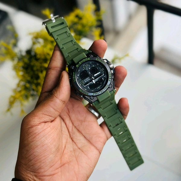 Casi0 G-Sh0ck Analog And Digital Watch Collection With High Quality Strap Best finishing Body & Case - SRGW3