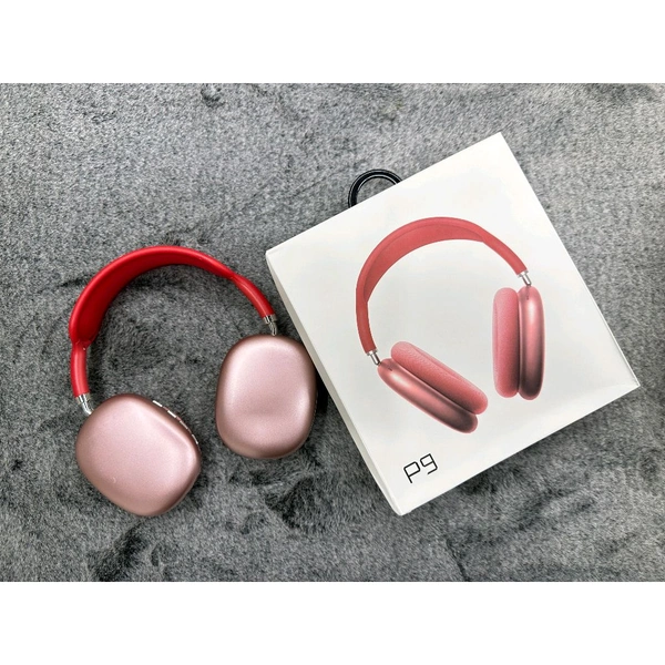 P9 Model With New Attractive Colors, Awesome Sound Quality, — Perfect Balance Of Exhilarating High-fidelity Audio And The Effortless Magic Of Headphone. The Ultimate Personal Listening Experience Is Here - Red