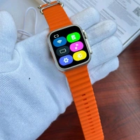 Series 8 Ultra 49MM Smartwatch With Premium Ocean Belt, Logo On Off 