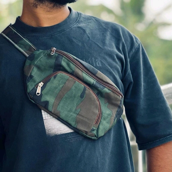 Lightweight Waist Bag for Men & Women | Brown Waist Bag / Pouch bag Waist Bag /Pouch bag  - SRWB2