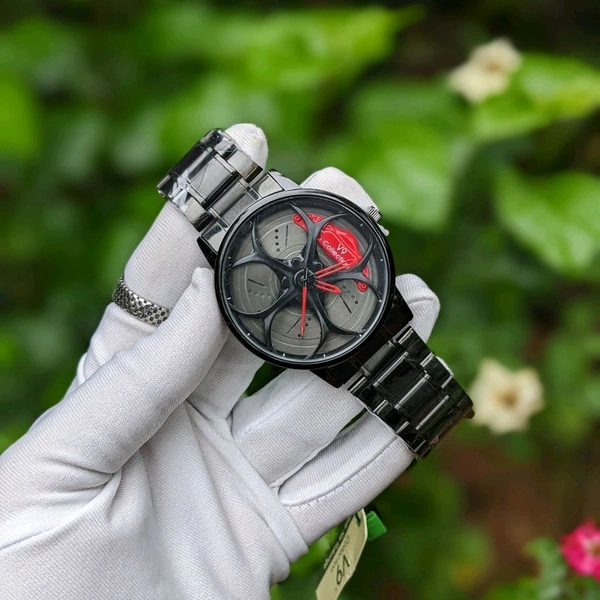 Buy 1 Get 1 Free Offer, V9 Analog Unique Quartz Movement Collection With High Quality Strap Best finishing Body & Case - SRV6