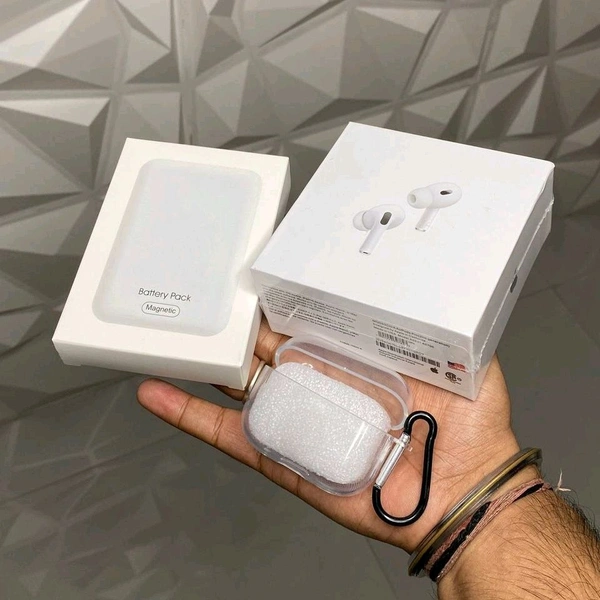 Magnetic Power Bank 5000mAh, Air Pods Pro 2 Premium Quality With Silicon Case Combo Offer 