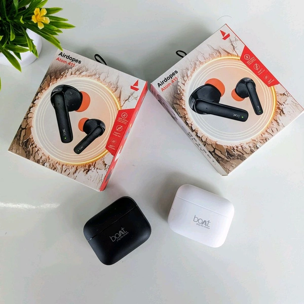 Bluetooth Truly Wireless In Ear Earbuds With Mic - Black