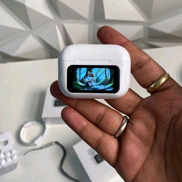 Air Pro 2 Plus With Display, Wallpaper, Timer, Brightness, Anc, Transparency control, Battery percentage