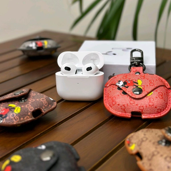 Air 3 Awesome Collection With Premium Leather Case | Pop up Window | Name Change | Awesome Battery Backup 