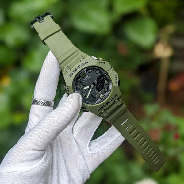 Vintage Analog And Digital Watch With High Quality Strap Best Finishing Body & Case - SRGC6