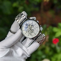 Analog Automatic Top Quality Collection With High Quality Strap Best Finishing Body & Case  - White