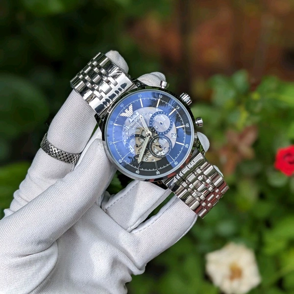 Analog Automatic Top Quality Collection With High Quality Strap Best Finishing Body & Case  - Black