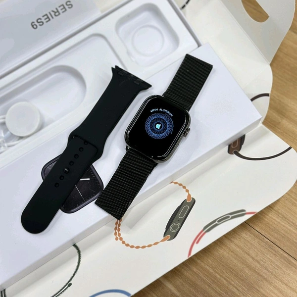 Series 9 Watch Logo On Off With Premium Ocean Belt Premium Original Packaging