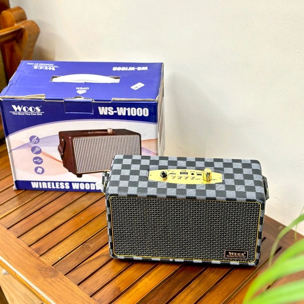 Original Trending speaker with dual wireless microphone 25 W Bluetooth Home Audio Speaker (Multicolor, 5.2 Channel) - SRWS3