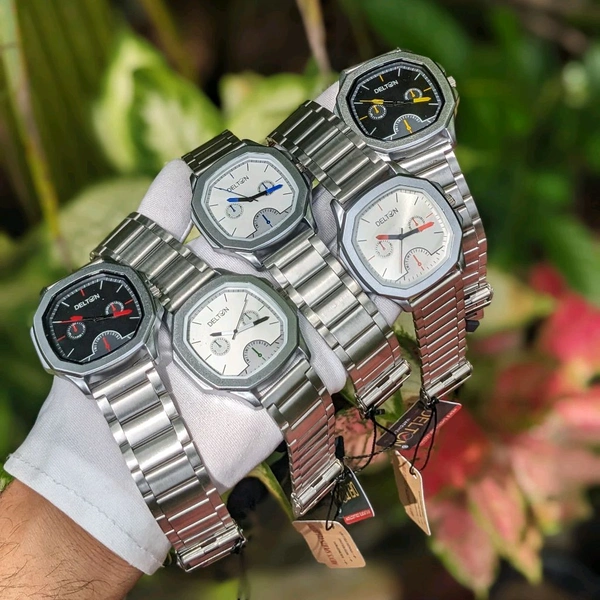 Buy 1 Get 1 Free Offer, Delton Analog Quartz Movement Collection With High Quality Strap Best finishing Body & Case - SRD1