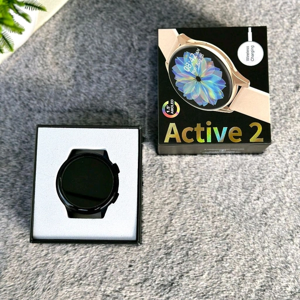 Active 2 2.5D Curve HD Amoled Display Smartwatch, Heart Sensor With Real Time Monitor, Bluetooth Calling - SRSA1