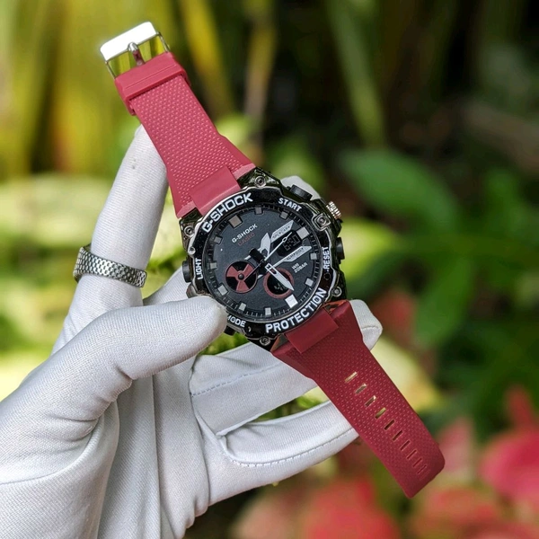 Analog And Digital Quartz Movement Watch With High Quality Strap Best finishing Body & Case - SRG1