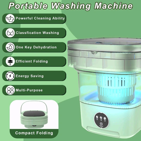 Mini Washing Machine Portable Foldable 