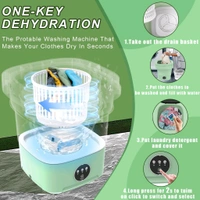 Mini Washing Machine Portable Foldable 
