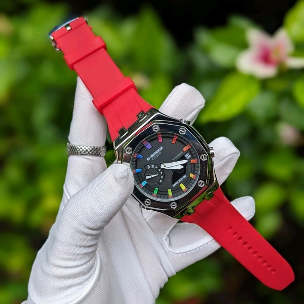 Analog And Digital AutoLight Working Best Quality Collection With High Quality Strap Best finishing Body & Case - SRG1