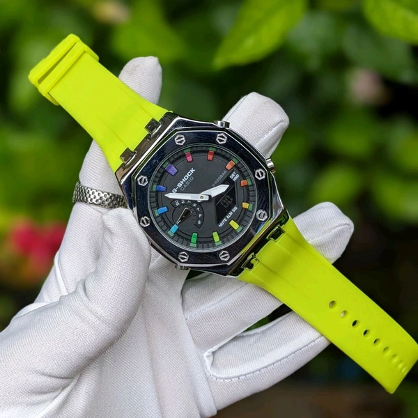 Analog And Digital AutoLight Working Best Quality Collection With High Quality Strap Best finishing Body & Case - SRG2