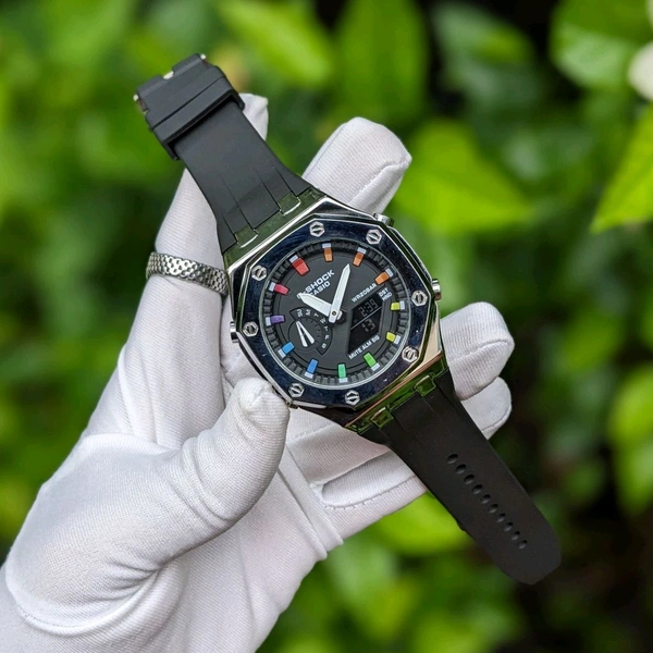 Analog And Digital AutoLight Working Best Quality Collection With High Quality Strap Best finishing Body & Case - SRG3