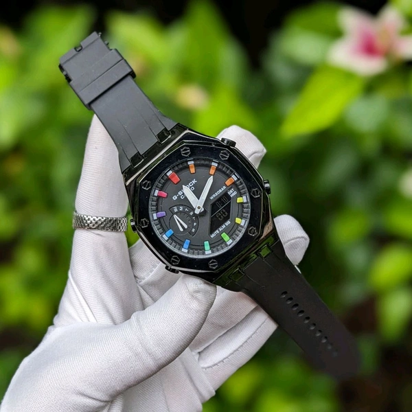 Analog And Digital AutoLight Working Best Quality Collection With High Quality Strap Best finishing Body & Case - SRG5