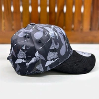  Winter and Summer New Eagle Embroidery, Washed, Distressed, Letters, Baseball Caps, Men and Women, Cotton Shade Outdoor Sports